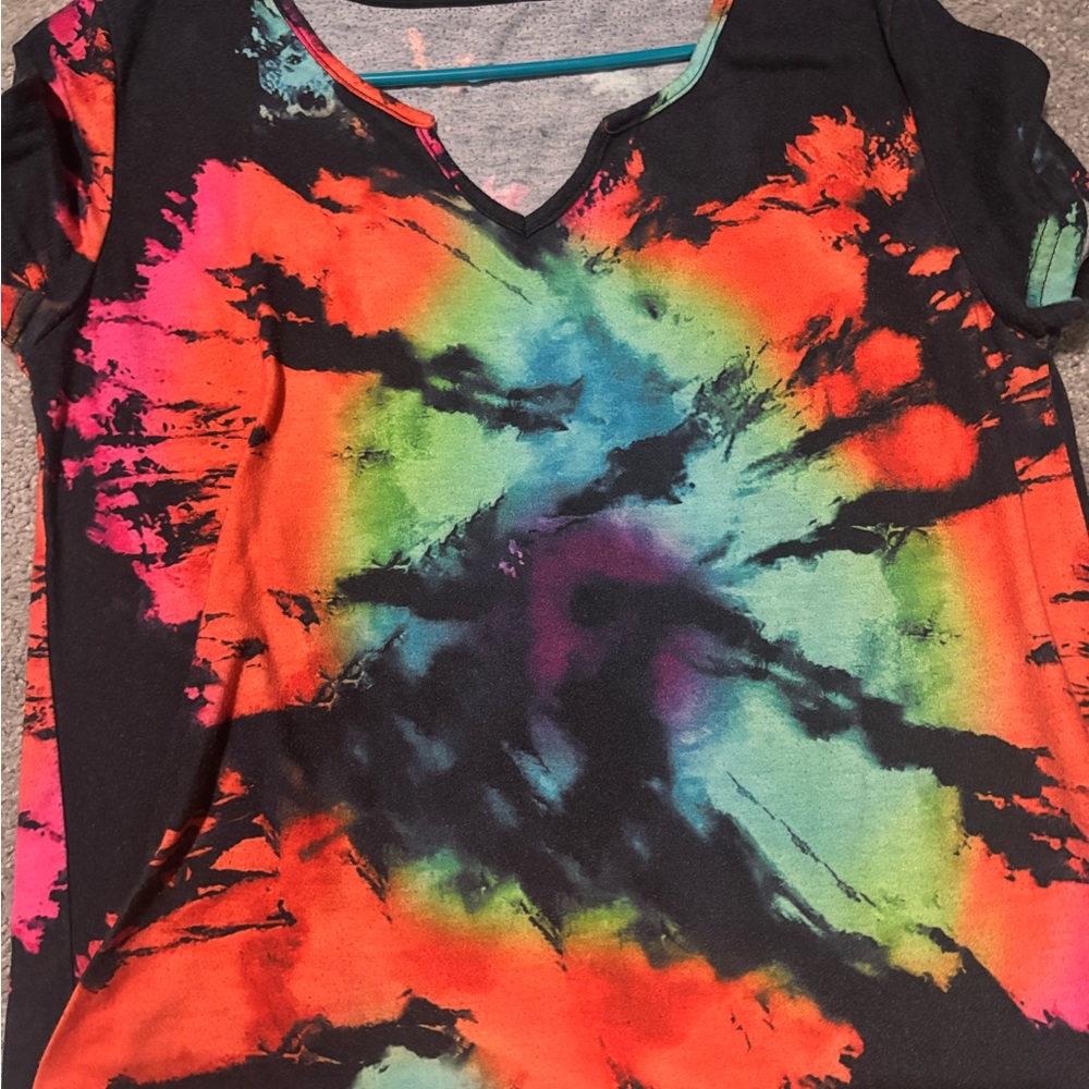 Vibrant Tie-Dye Women's Top
